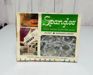 Vintage Spangles Russ Stonier Nylon Bonded Decorator Beads CLEAR Sundance Design - Picture 1 of 2