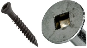 (100) 1" Vierkant Bugle Head Deck Schrauben - Dacrotisiert - Bild 1 von 3