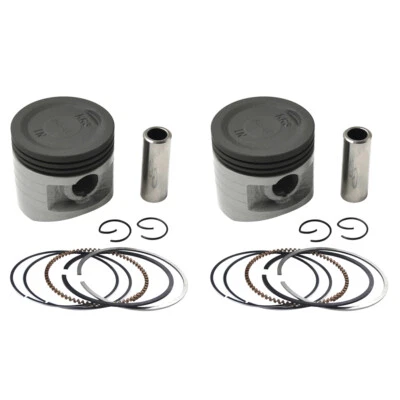 Juego de 2 juegos de pistones y anillos STD 53mm para HONDA CA250 CMX250 Rebel 250 1996-2015 Foto 1 de 4