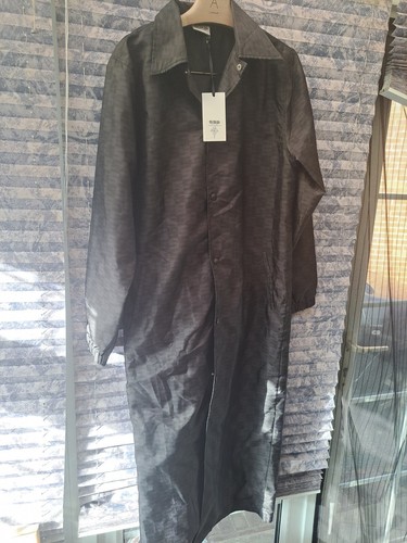 Cappotto Coach nero a scacchi SSS World Corp autunno inverno 2019 taglia small (nuovo con etichette)