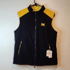 Emerson Street NCAA Michigan Wolverines Josie Reversible Vest Men's Med NWT NEW - Picture 1 of 15