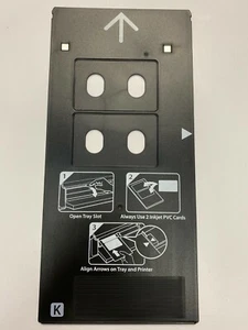 Plateau jet d'encre PVC carte d'identité K pour imprimantes Canon Pixma PRO-10 Pixma PRO-100 - Photo 1/1