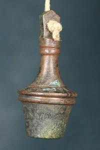 Perico plomada bronce S.XVII. Bronze plumb bob 17th Century - Bild 1 von 5