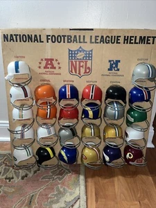 1975 Laich NFL Helmet Display Dairy Queen Laich Complete Set of 26 Vintage - Picture 1 of 12