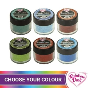 Edible Food Colour Powder Cake Decorating Matt Dusting Decoration Rainbow Dust ! - Picture 1 of 55