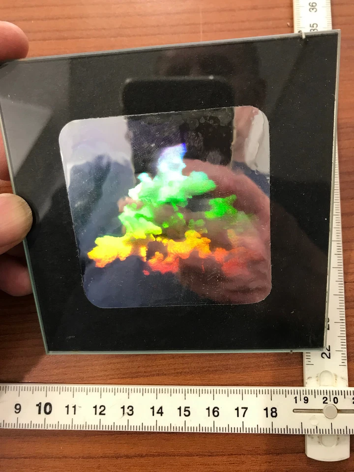 1 Hologramm Bild mit Koralle Meer,  Holographie 3D (HX-18) - Bild 1 von 4