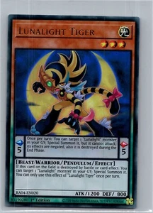 YUGIOH RA04-EN020 Lunalight Tiger Ultra Rare 1st Edition NM - Picture 1 of 2