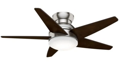 NEW Casablanca Isotope 44" Low Profile Ceiling Fan - Brushed Nickel, 59019 - Image 1 of 4