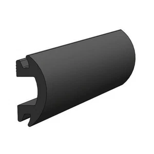 Taco Marine V12-4144Bka70-1 70' Flexible Black Rub Rail Insert 1-3/16" X 1/2" - Picture 1 of 2