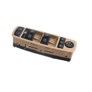 BEIGE FRONT LEFT SIDE MASTER WINDOW SWITCH FOR MERCEDES BENZ GL R CLASS - Picture 1 of 6