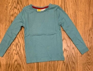 New Ex Mini Boden Girls Lace Trim T-shirt age 5-6 with small fault - Picture 1 of 6
