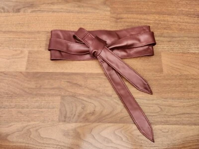 Cinturón Obi de cuero cruzado vestido de moda banda ancha cinturones, Dean Foto 1 de 4