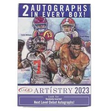 2023 SAGE ARTISTRY Football BASE / PARALLEL / INSERT Pick Your Card