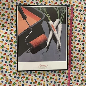 Peter Chou United Studio Post Modern Still Life “Carrots” 1983 Framed - Picture 1 of 4