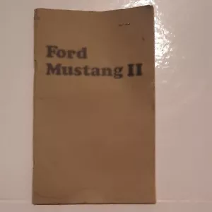 1974 Ford Mustang Factory Original Owner's Manual Pre-Owned - Picture 1 of 9