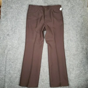 Vintage Levi Hose Herren 38 x 31 braun 03/93 517 Kollektion Polyester Bootcut Tex Twill - Bild 1 von 11