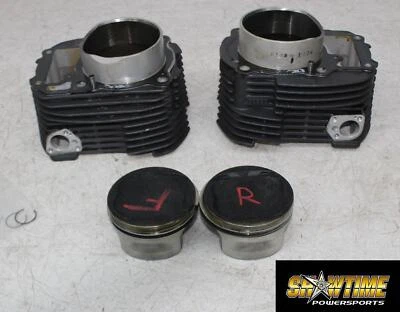 07 YAMAHA V STAR 1300 XVS1300 MOTOR CILINDROS DELANTEROS TRASEROS BLOQUE PISTONES (LEER) Foto 1 de 4