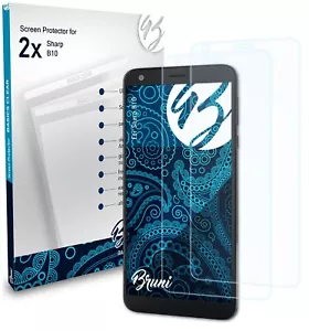 Bruni 2x Protective Film for Sharp B10 Screen Protector Screen Protection - Picture 1 of 4