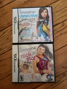 2 Nintendo DS Game Lot - Imagine Rock Star & Imagine Detective - Picture 1 of 4