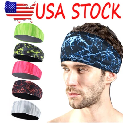 Diadema de verano diadema para el sudor hombres mujeres transpirable que absorbe la humedad diadema para ciclismo Foto 1 de 4