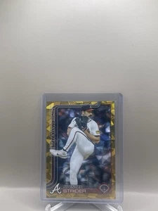 2025 Topps Series 2 Spencer Strider Gold Diamante /50 SSP Braves - Picture 1 of 2