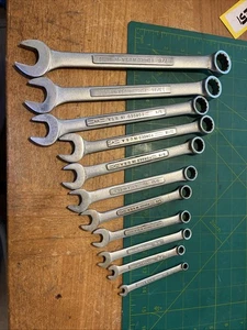 11 Pc. USA Craftsman (-v-VV-,) SAE Combo Wrench Set 1/4"- 7/8 - Picture 1 of 7