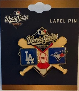 2025 World Series Los Angeles Dodgers vs Toronto Blue Jays Dueling Pin - Picture 1 of 1