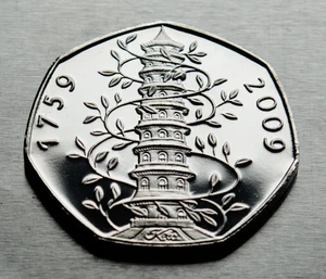 Einzigartige Kew Gardens 50P 2009 Münze - Stempelglanz Souvenir Geschenk! - Bild 1 von 8