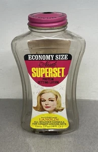 Vintage Nestle Superset Setting Waving Lotion Plastic Bottle~ Hair Styling Empty - Picture 1 of 7