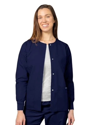 Adar Women Medical Nursing Workwear Uniform Long Sleeve Warm Up Scrub Jacket - Image 1 of 4
