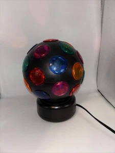 Rotating Disco Ball Multi Colored 11” - Picture 1 of 2
