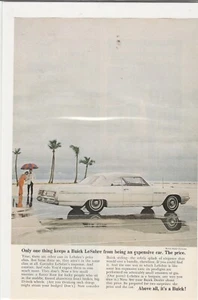 1964 Anuncio de revista Buick LaSabre "Solo una cosa mantiene un Buick LaSabre de..." - Imagen 1 de 1