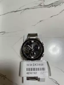 USED CASIO EDIFICE WATCH ERA-500D BATTERY REPLACEMENT TIME SET WORKING ITEM GOO - Picture 1 of 7