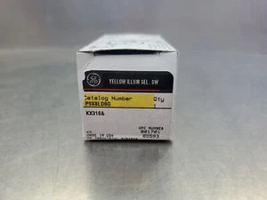 GE P9XSLD0G YELLOW ILLUMINATED SELECTOR SWITCH. 4A-3 - Picture 1 of 3