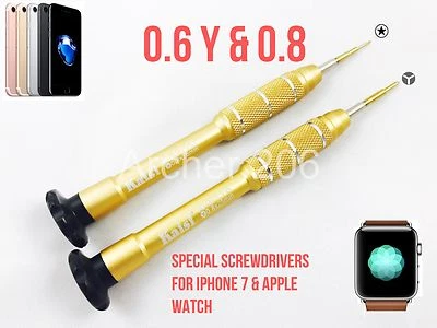iPhone 7G 7S 8 Screwdriver Y 0.6 0.8 Repair apple watch Pentalobe opening tools - Image 1 of 4