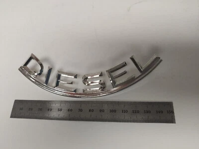 Logo trasero Mercedes Benz diésel 170D-180D años 50 Foto 1 de 2