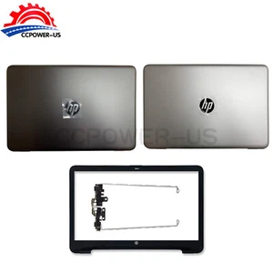 NEW LCD Back Cover /Front Bezel /Hinges For HP 17-X 17-Y 17-AY Black/Sliver USA - Afbeelding 1 van 11