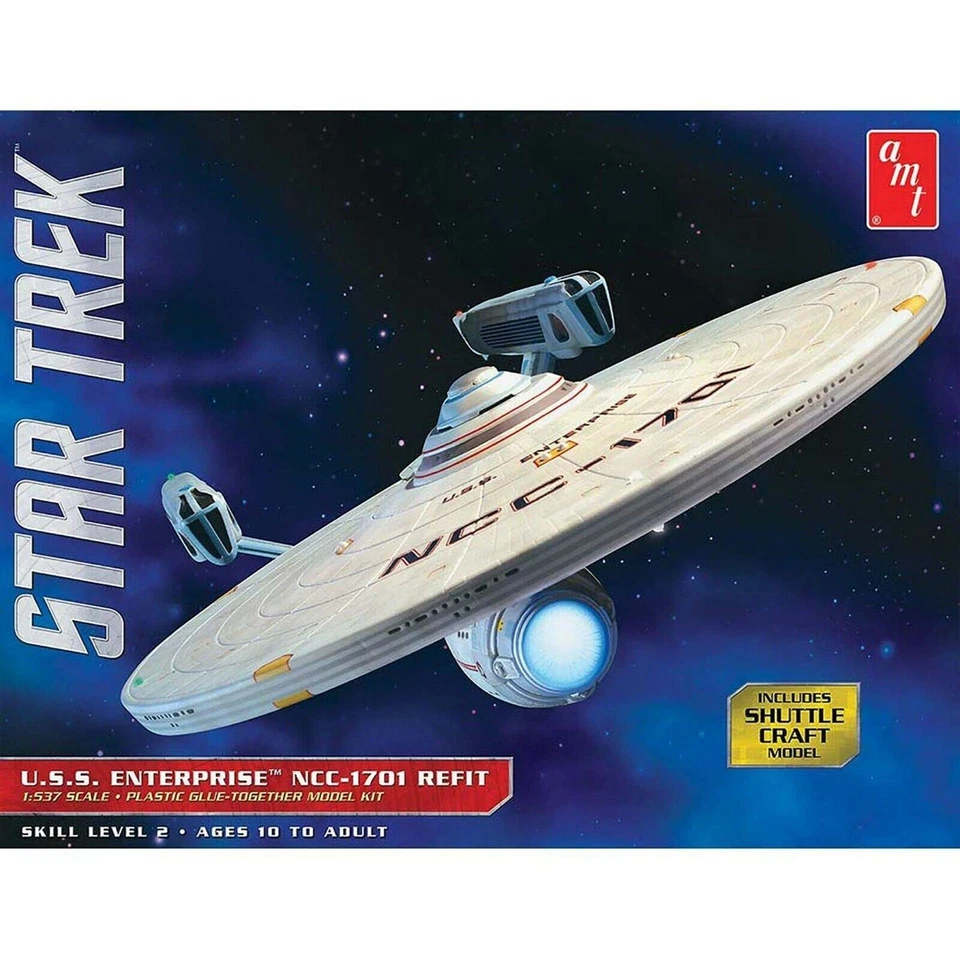 AMT 1:537 Star Trek USS Enterprise Model Kit - 1080