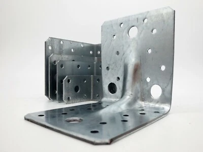 Winkelverbinder Holzbau mit Steg 90 x 90 x 65 x 2,5mm / 50 Stück DIN 1052 CE ETA - Bild 1 von 2