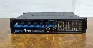 MOTU Hybrid Model 4PRE 6X8 USB 2 Fire Wire Line & Mic Compact Audio Interface - Picture 1 of 16