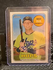 Drew Ellis 2018 Topps Heritage Minor League Auto - Diamondbacks - Imagen 1 de 2