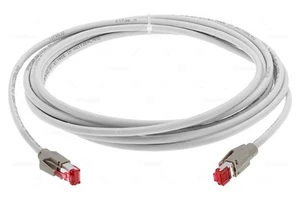 K8708GR.5 PATCHCORD RJ-45 CAT.6A LSZH 5M GRAY - Photo 1/7