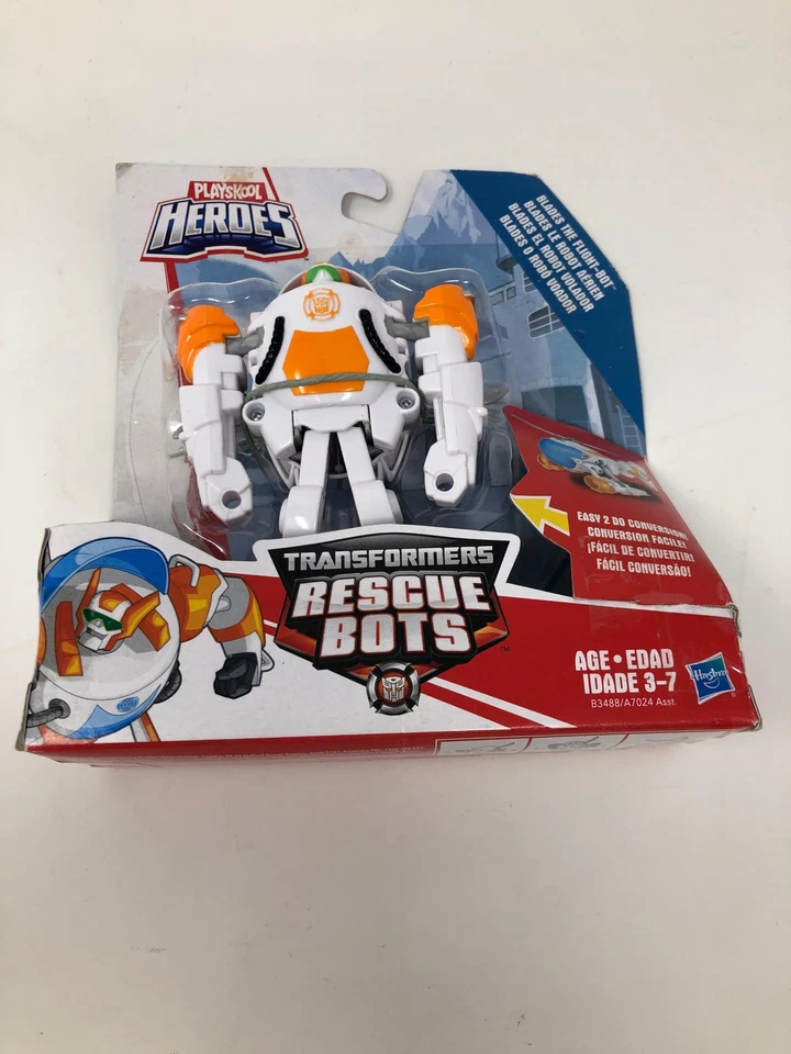 Playskool Heroes Transformers Rescue Bots Rescan Blades The Flight Bot Action Fi - Image 1 of 4