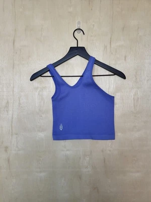 Camiseta sin mangas acanalada periwinkle Movement Free People talla: XS/S  Foto 1 de 4