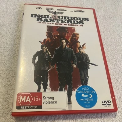 Inglourious Basterds (DVD, 2009) Brad Pitt, Diane Kruger - Region 2,4,5 - image 1 of 4