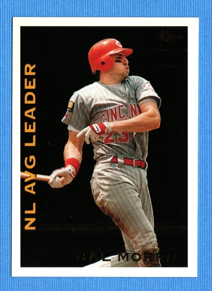 1995 Topps League Leaders #LL29 Hal Morris Cincinnati Reds Foto 1 de 1