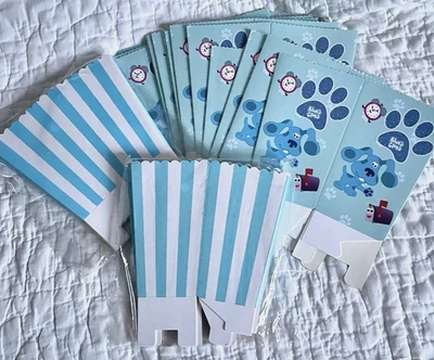 Blues Clues Party Supply 39 cajas de bocadillos contenedor de premios bolsa de regalos soporte favor Foto 1 de 3