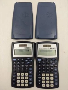 Pair Texas Instruments TI-30X IIS 2-Line Scientific Calculator – Solar / Battery - Picture 1 of 5