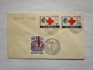 Gambia Red Cross FDC Cover 1963 - Picture 1 of 4