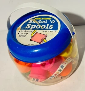 1990’s Bucket Of Spools By Shelcore - Picture 1 of 2